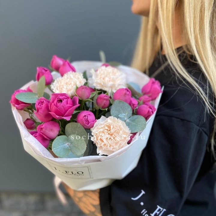 Букет с мисти бабблс №2 в Якутске