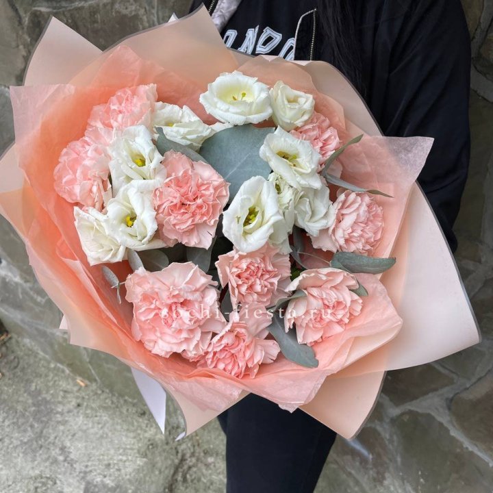  Букет диантусов "Пич" в Якутске