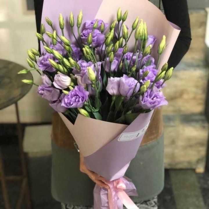 Букет эустом "Лило" в Якутске