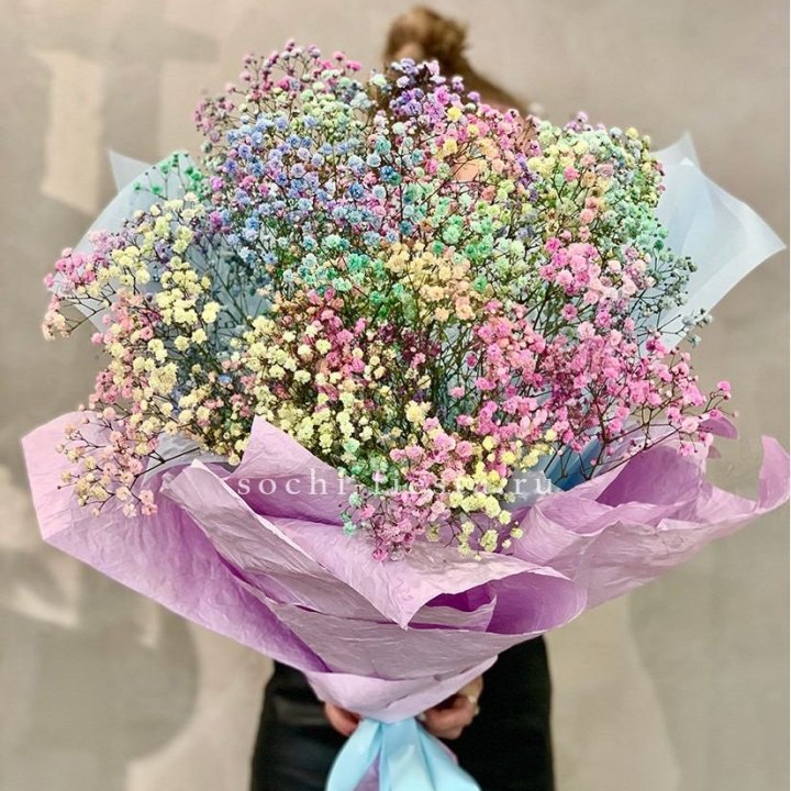 Радужные гипсофилы №2 в Якутске