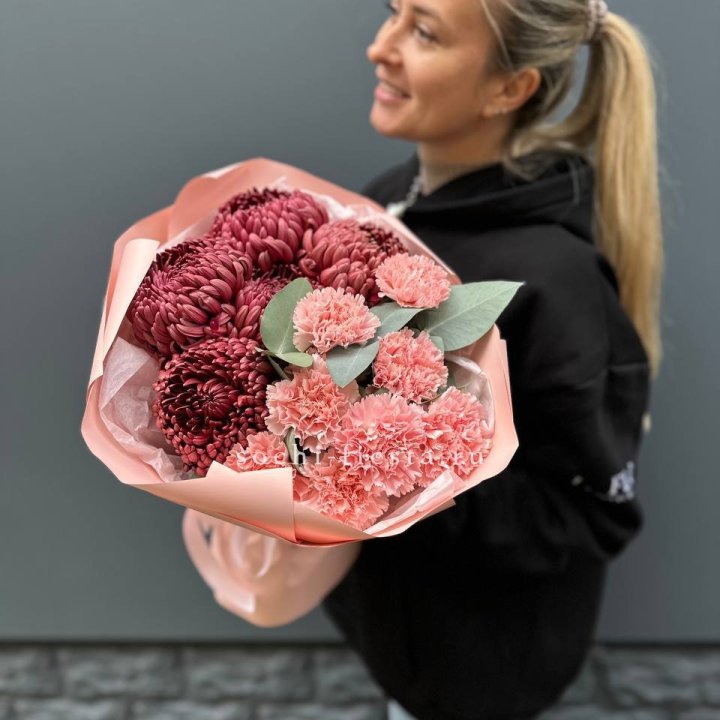 Дуо диантусы и бигуди в Якутске