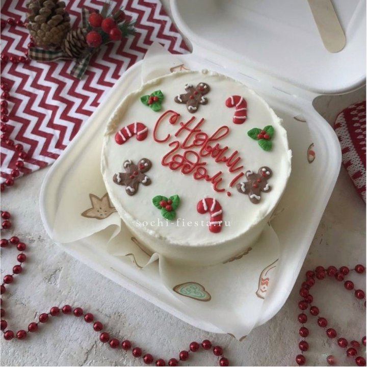 Бенто-торт "С Новым Годом!" в Якутске