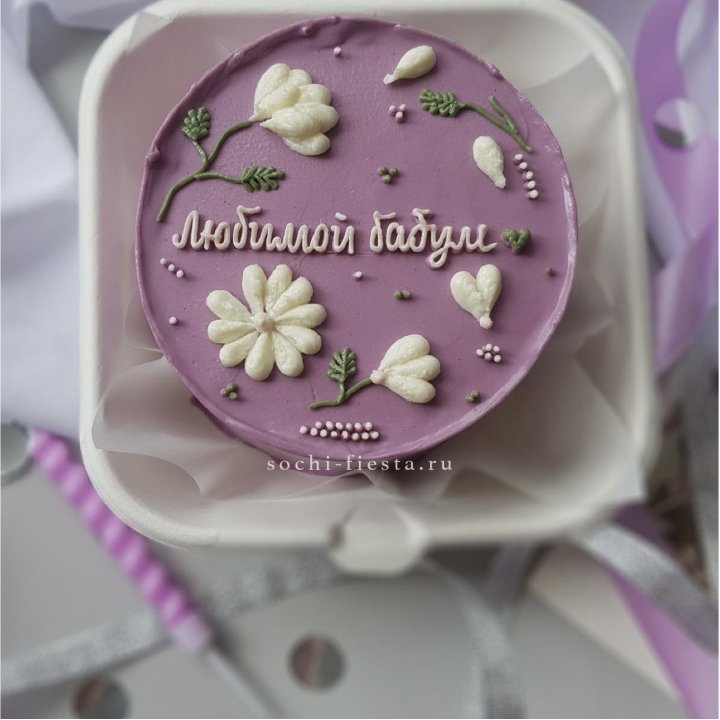 Бенто-торт "Любимой бабуле" в Якутске