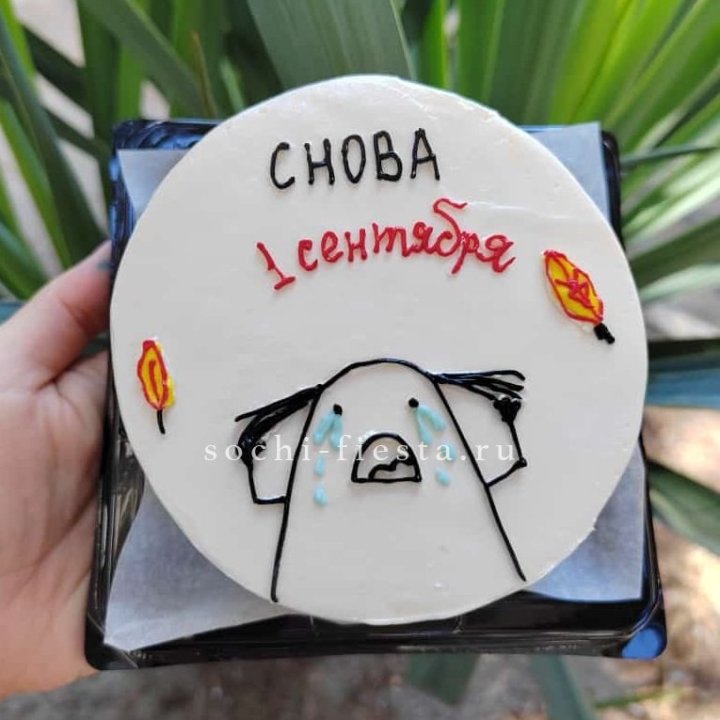 Бенто-торт "Не опять, а снова..." в Якутске