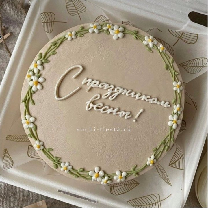 Бенто-торт "C праздником весны!"  в Якутске