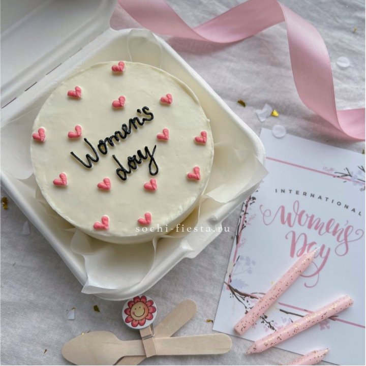Бенто-торт "Дорогим женщинам"  в Якутске