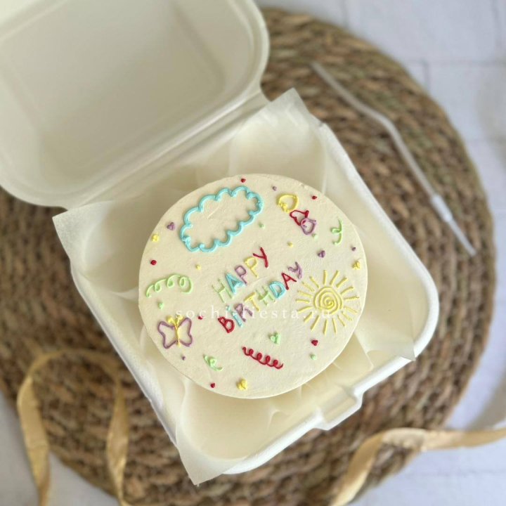 Бенто-торт "С днем рождения!"  в Якутске