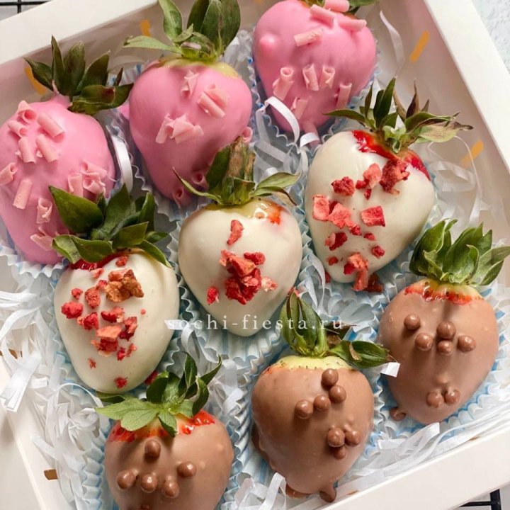 Клубника в шоколаде 9 ягод в Якутске