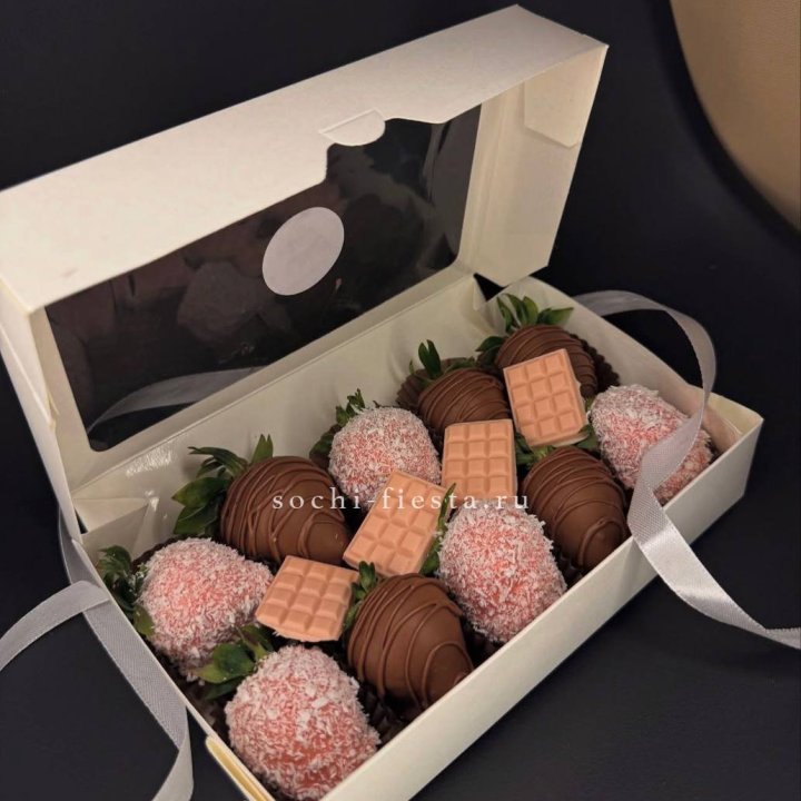 Клубника в шоколаде 10 ягод №2 в Якутске