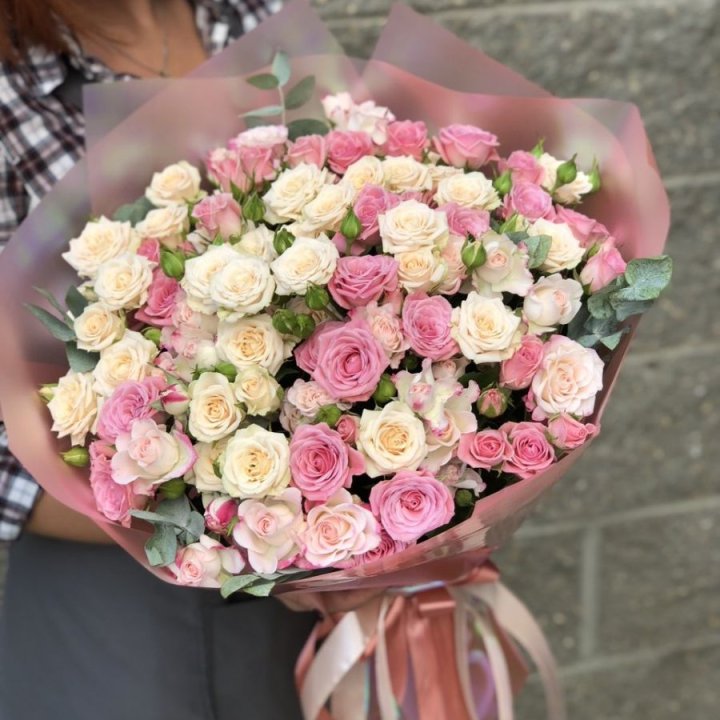 21 кустовая роза в Якутске