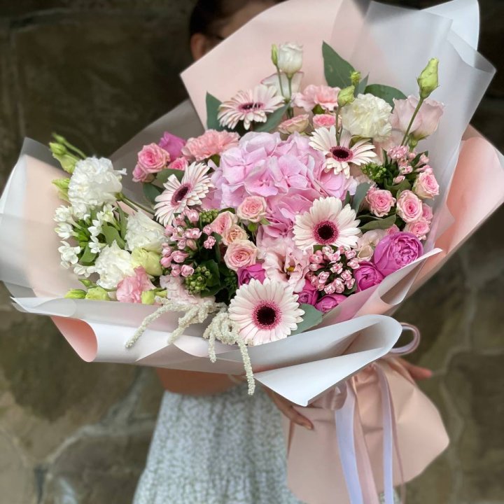 Авторский букет Пич в Якутске