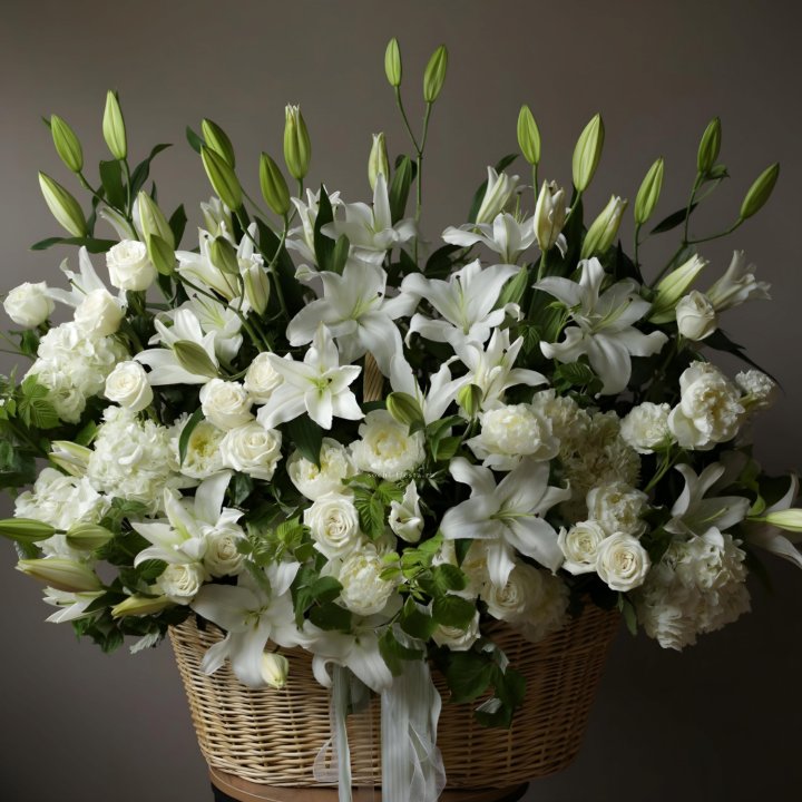 Цветочная корзина макси №3 в Якутске