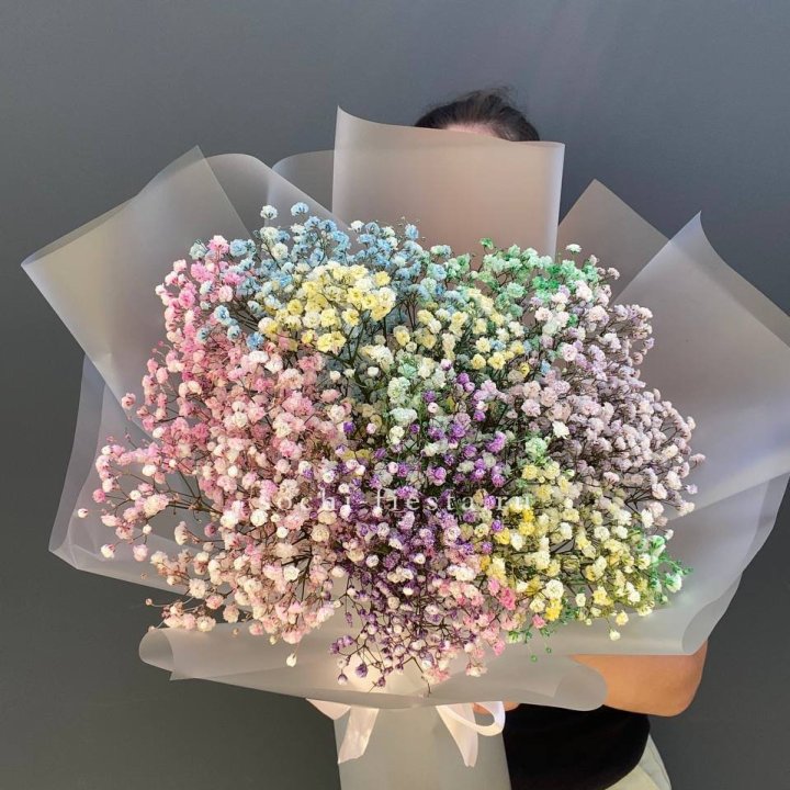 Радужные гипсофилы  в Якутске