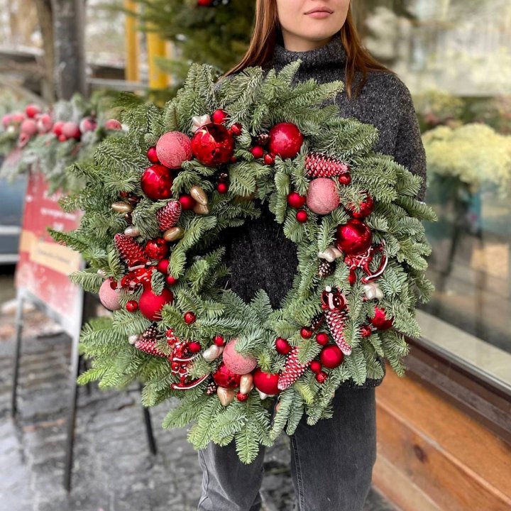 Рождественский венок  в Якутске