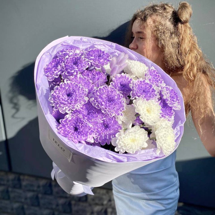  Букет хризантем "Сирена" в Якутске