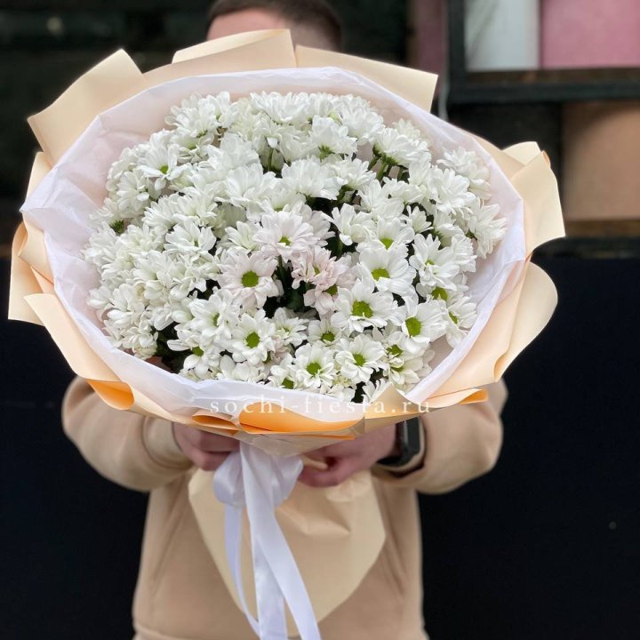  Букет хризантем в Якутске