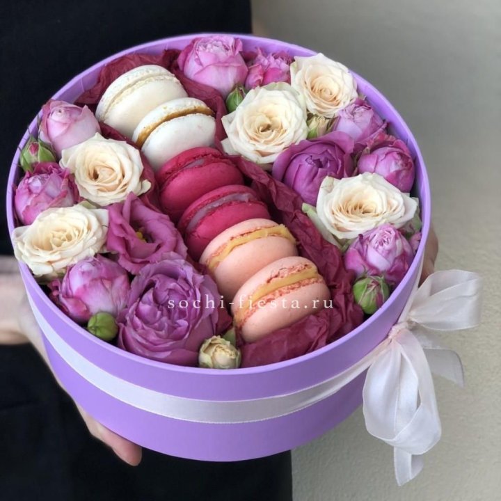 Цветочный бокс "Лаванди" в Якутске