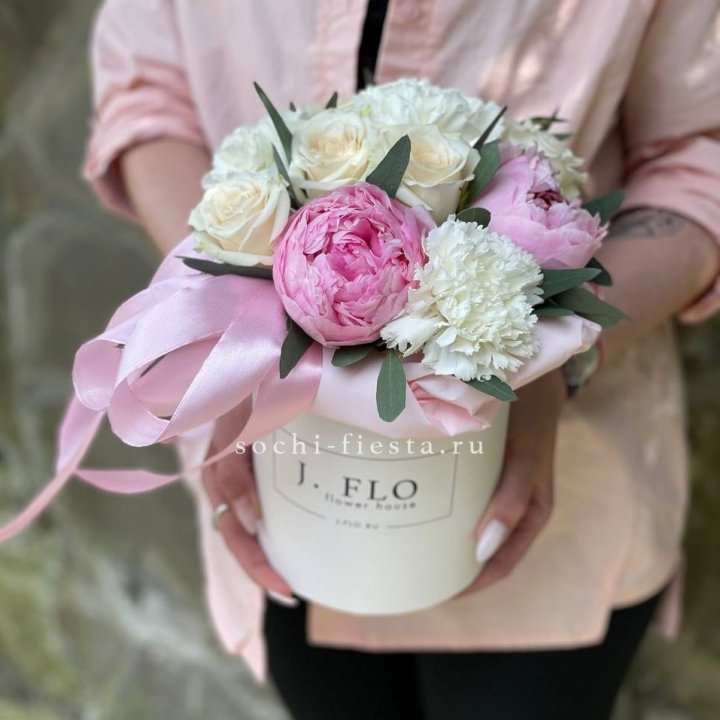 Цветочный бокс мини №2 в Якутске