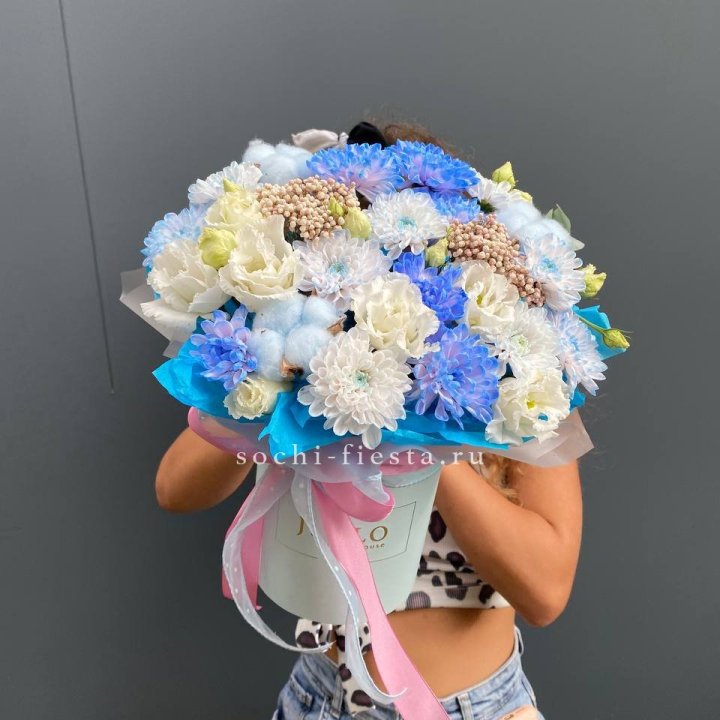 Коробка цветов  " Облако" в Якутске