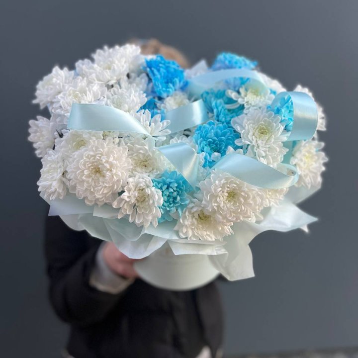 Хризнтемы в боксе в Якутске