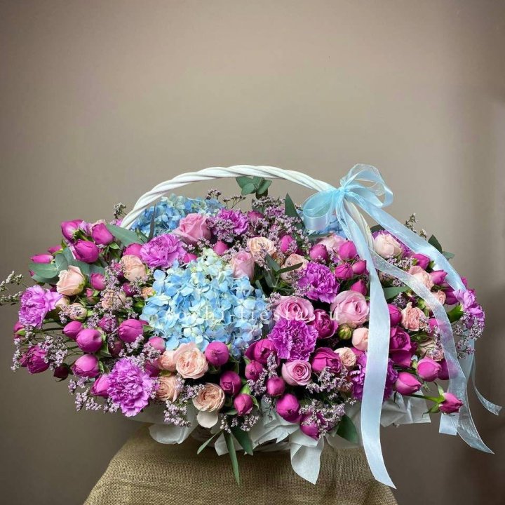 Авторская корзина "Лавандерия" в Якутске