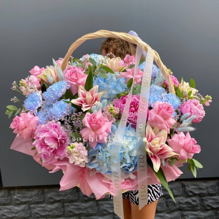Яркая корзина "Летнее настроение" в Якутске