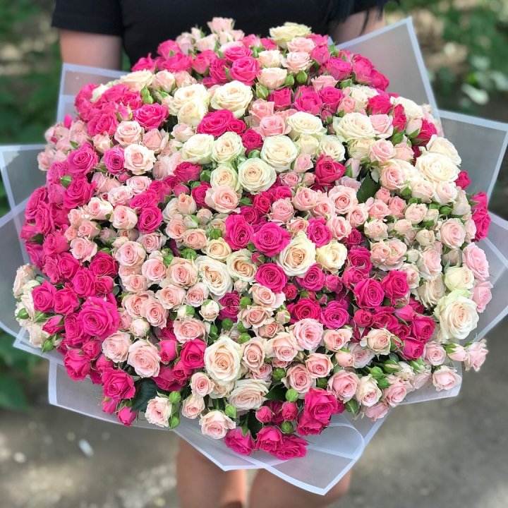 101 кустовая роза в Якутске