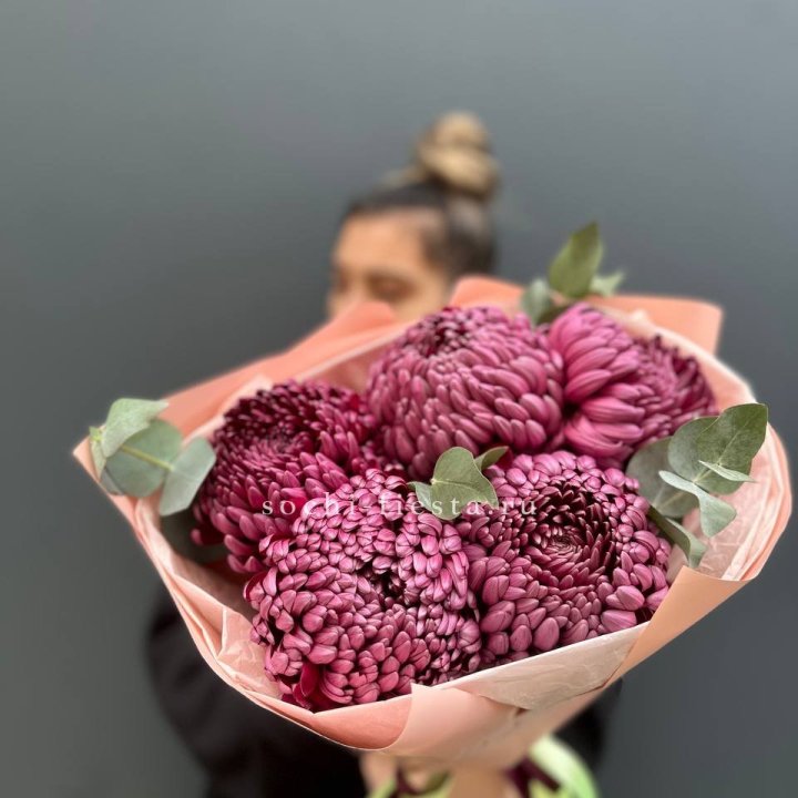 Хризантемы  Бигуди  в Якутске