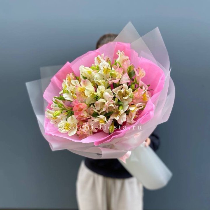 букет альстромерий "Черри" в Якутске