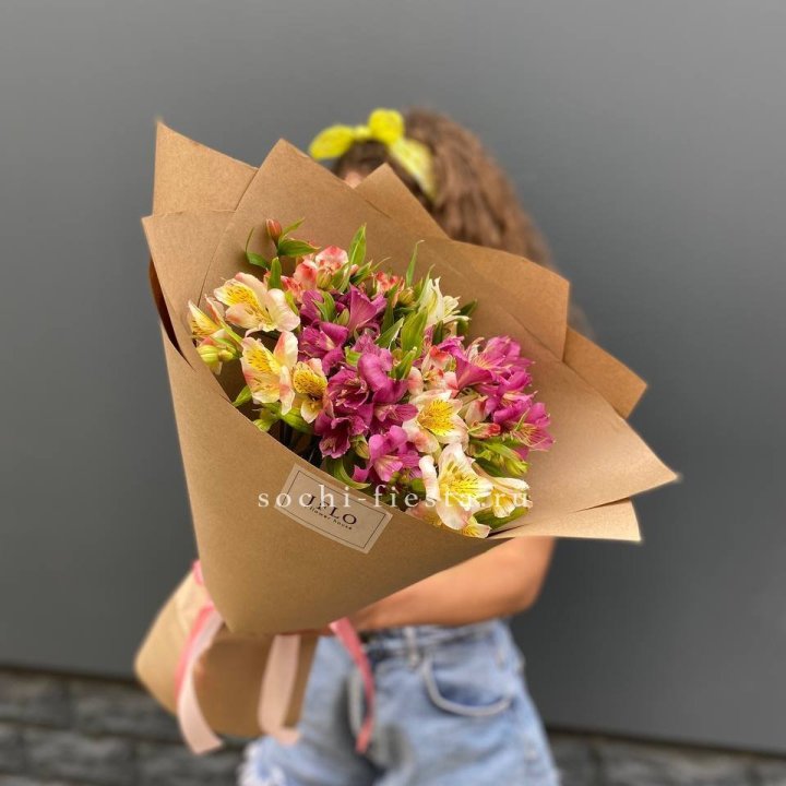 Альстромерии в крафте в Якутске