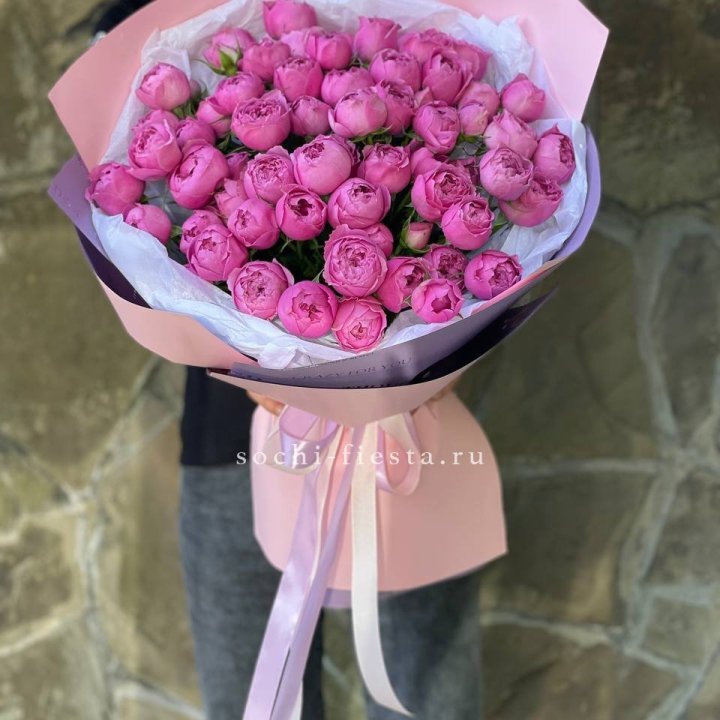 Букет "Пионки" в Якутске