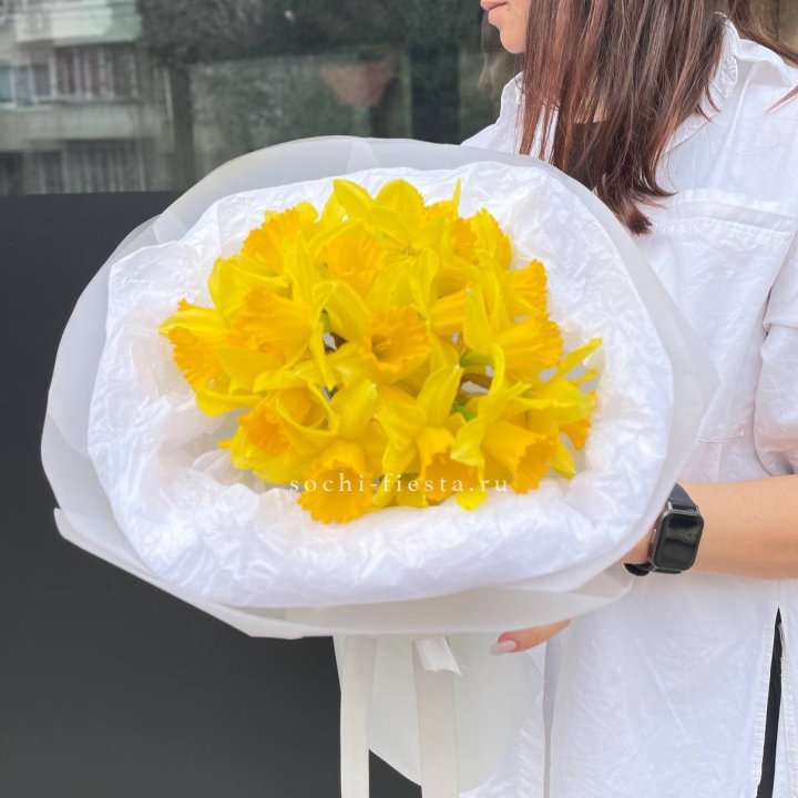 Нарциссы 25 шт в Якутске