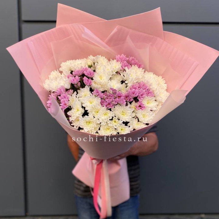  Букет хризантем- гигант  в Якутске