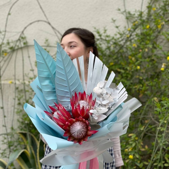 Букет из протеи "Клеопатра-2" в Якутске