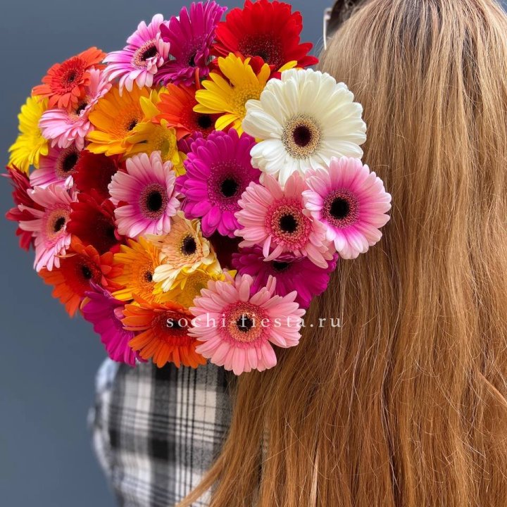 Охапка гербер  в Якутске