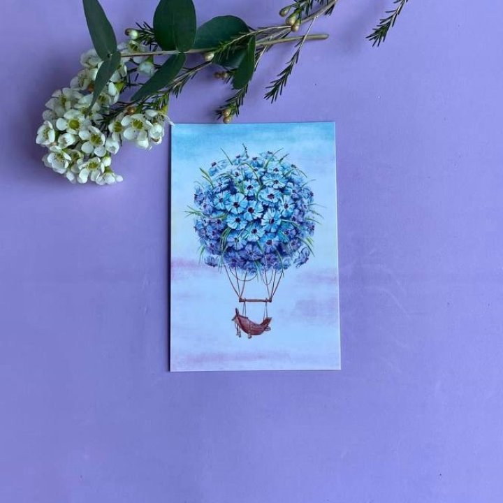 Открытка к букету "Флоростат" в Якутске