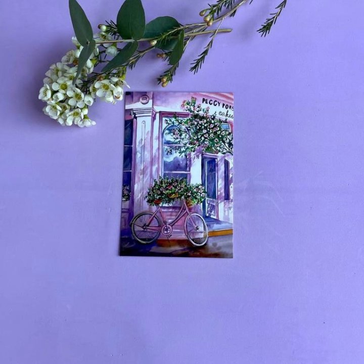 Открытка к букету "Розовый" в Якутске