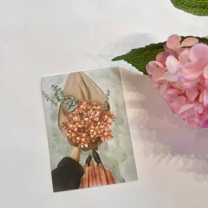 Открытка к букету "Букет" в Якутске