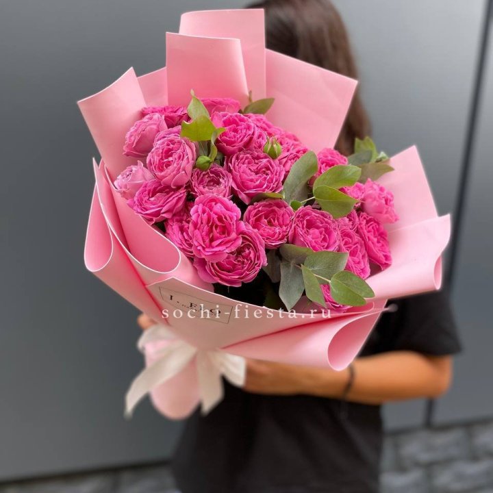 Пионовидные розы мисти баблс N.2 в Якутске