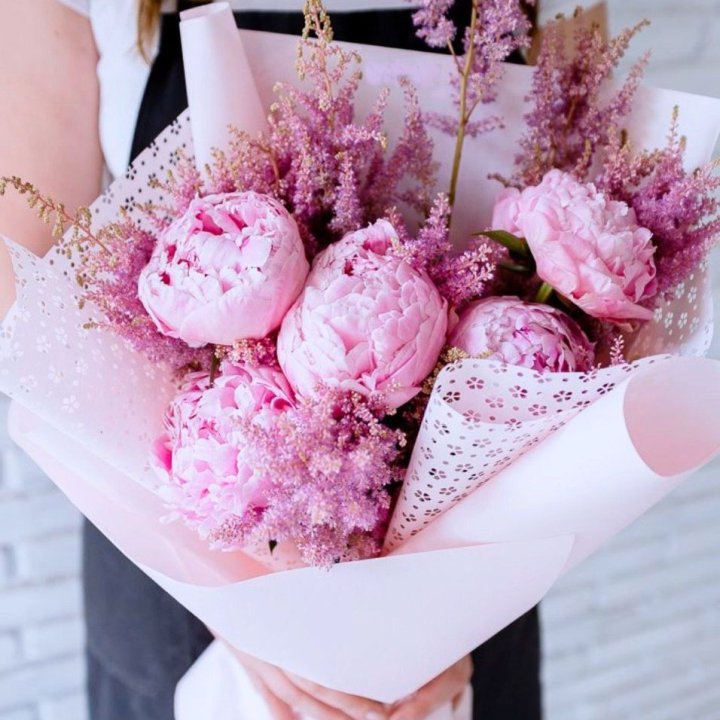 Букет пионов "Мелиса" в Якутске