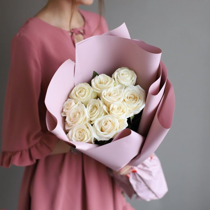 11 белых роз в Якутске
