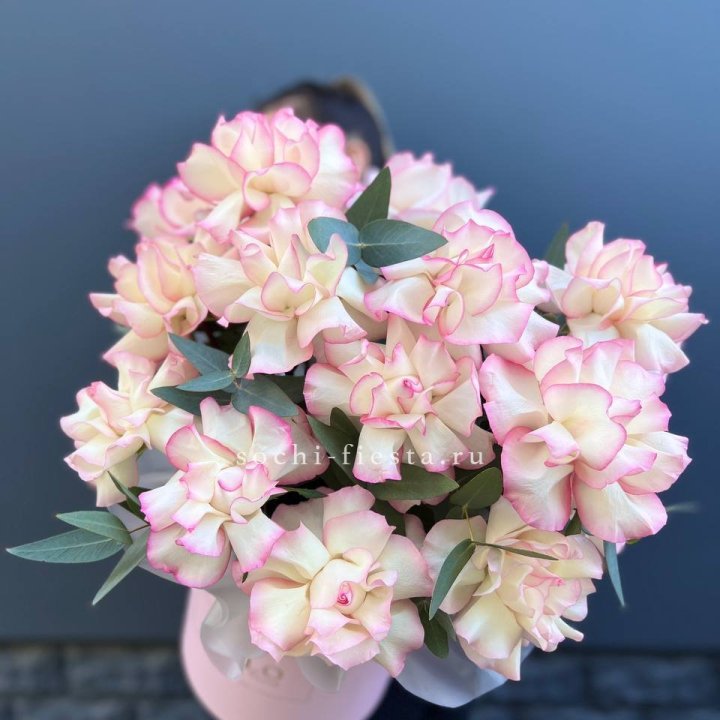 15 Французских роз Джумилия в боксе в Якутске