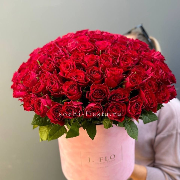 101 кенийская роза в цилиндре в Якутске