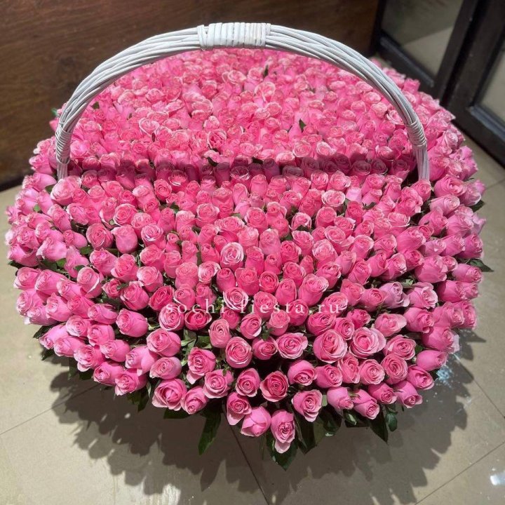 501 розовая роза в Якутске