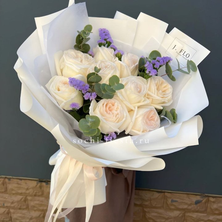 Букет из роз Вайт охара в Якутске
