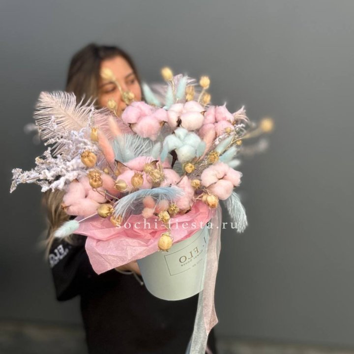 Авторский бокс с сухоцветами №2 в Якутске