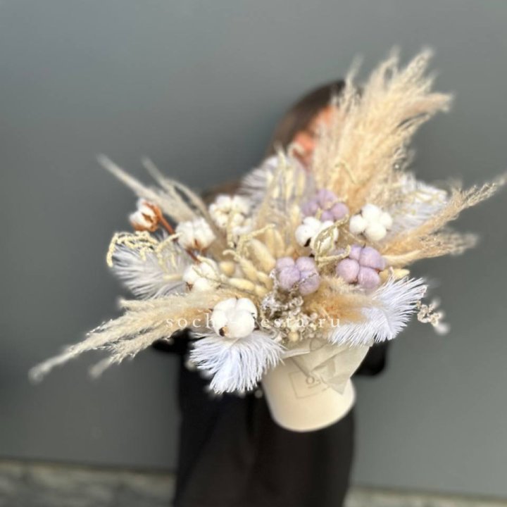 Авторский бокс с сухоцветами №3 в Якутске