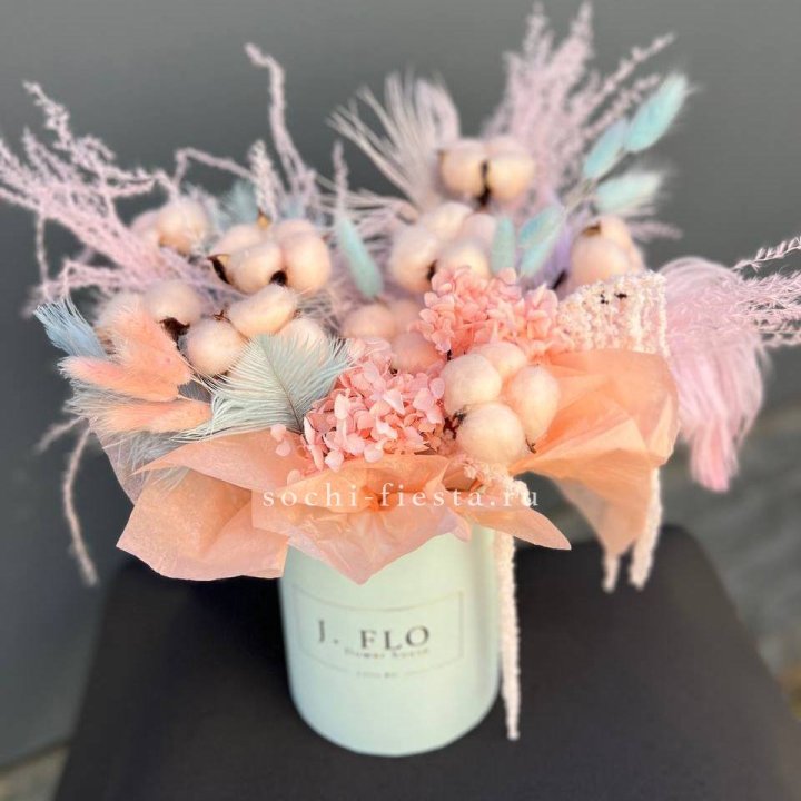 Авторский бокс с сухоцветами №3 в Якутске