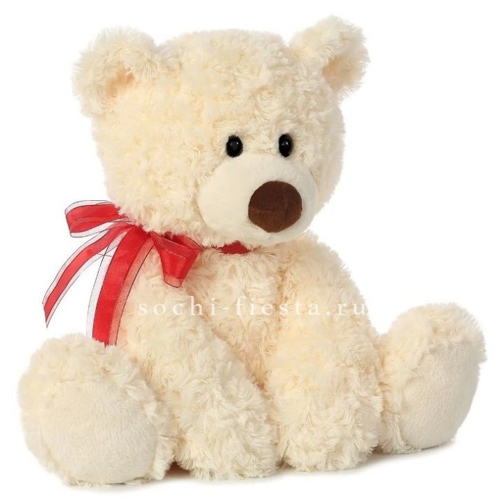Белый плюшевый мишка  в Якутске
