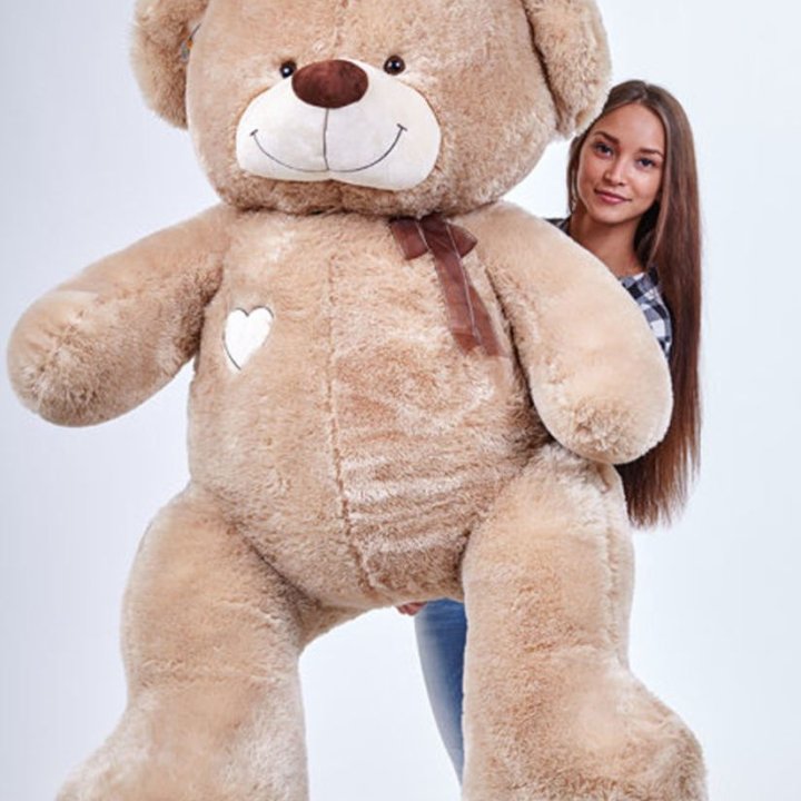 Бурый плюшевый мишка большой в Якутске